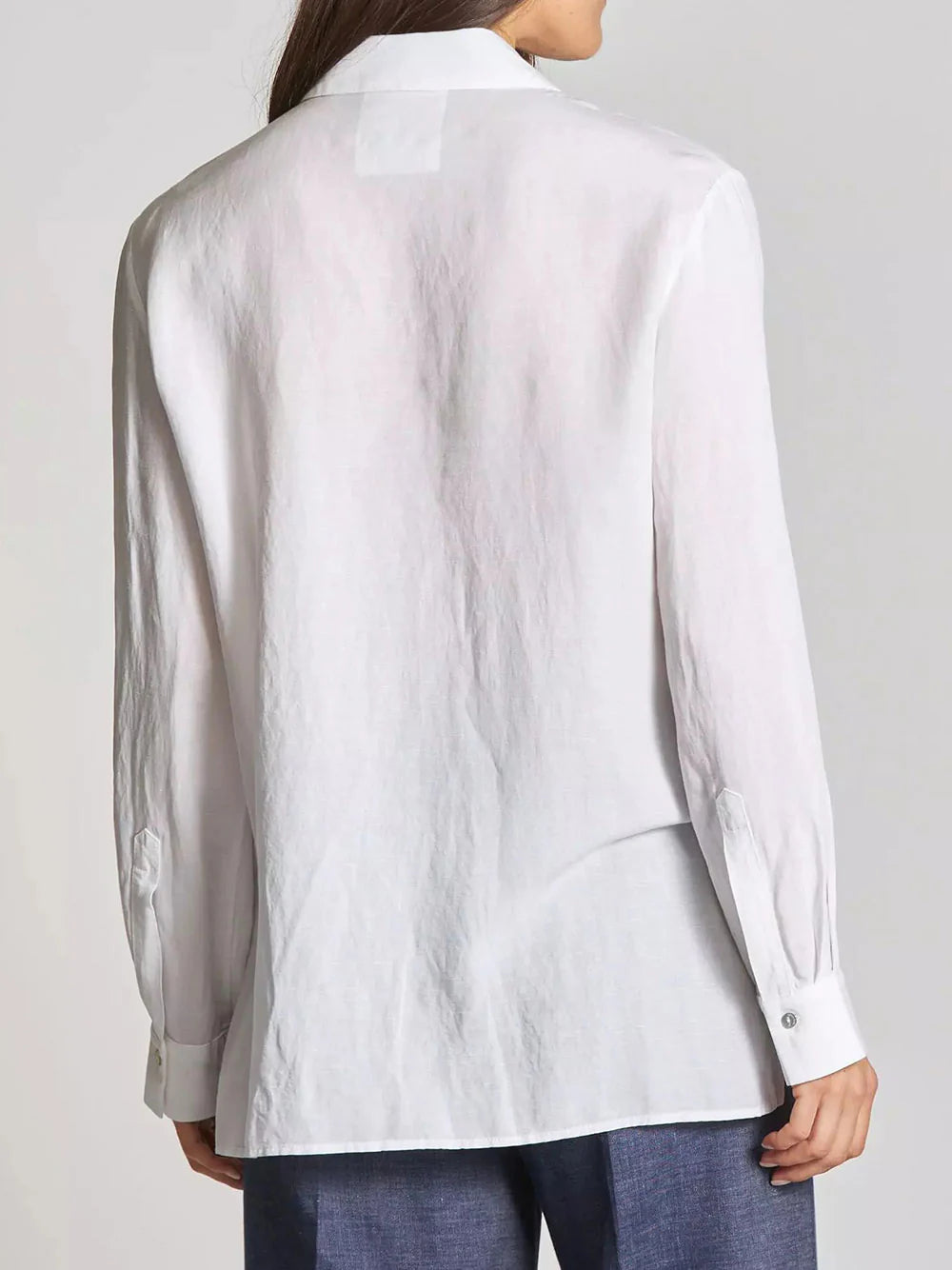 Camicia Alessia Santi Lino da Donna - Bianco