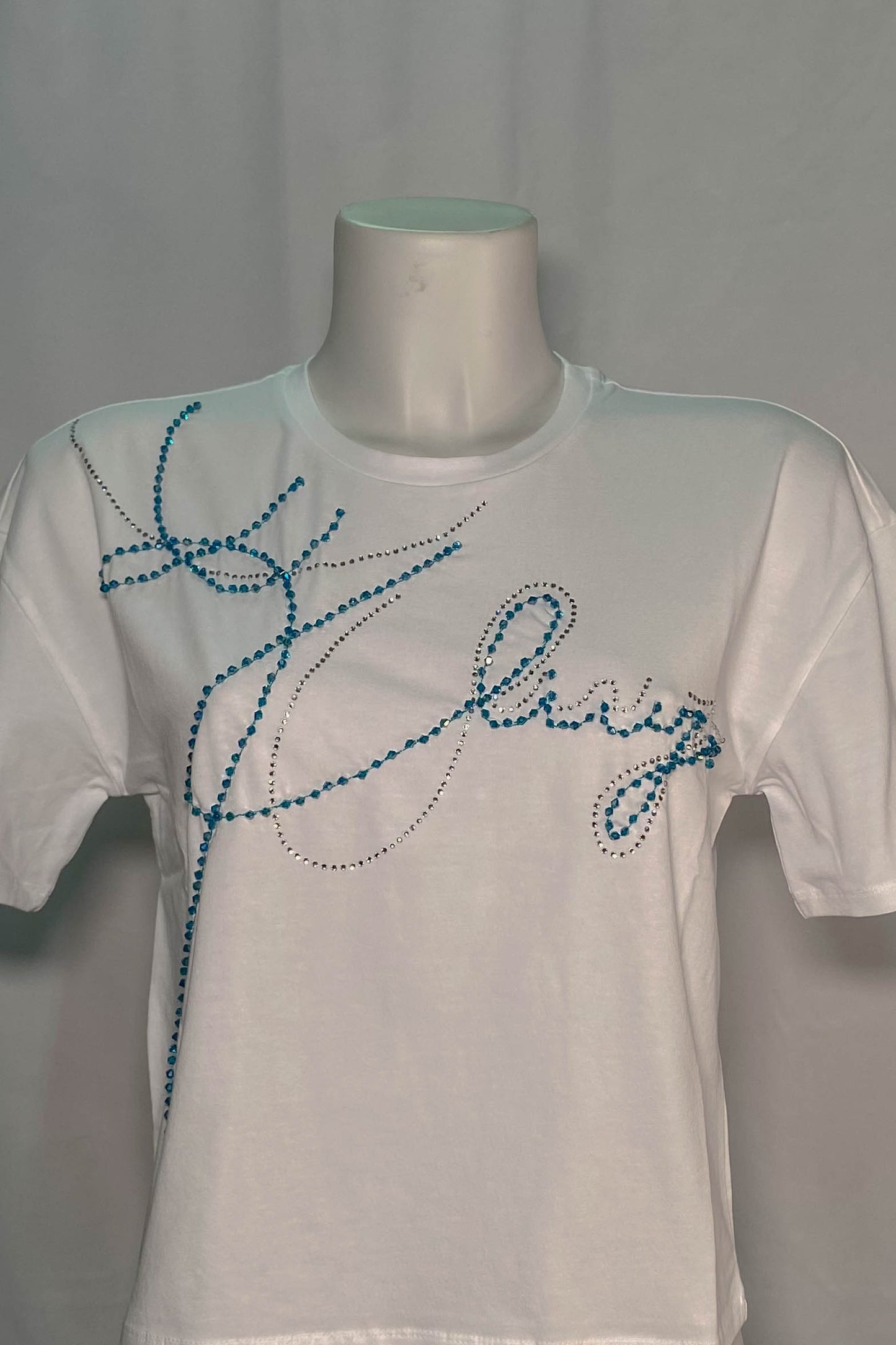 T-shirt LIU JO bianca con decorazioni marine
