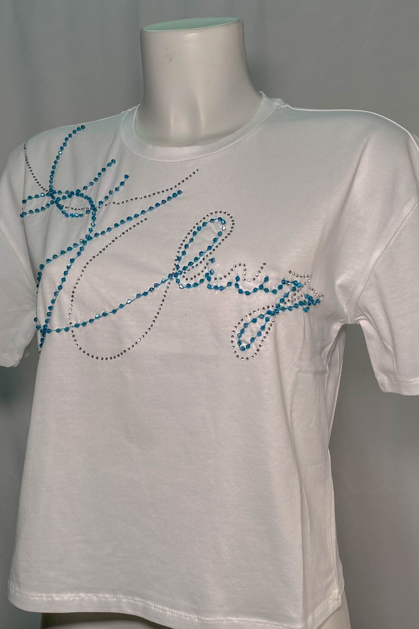 T-shirt LIU JO bianca con decorazioni marine