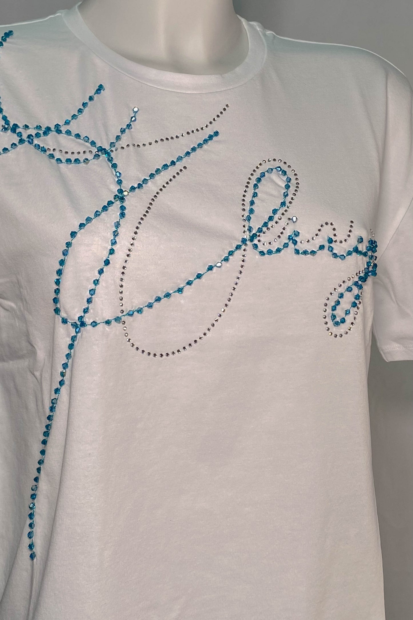 T-shirt LIU JO bianca con decorazioni marine