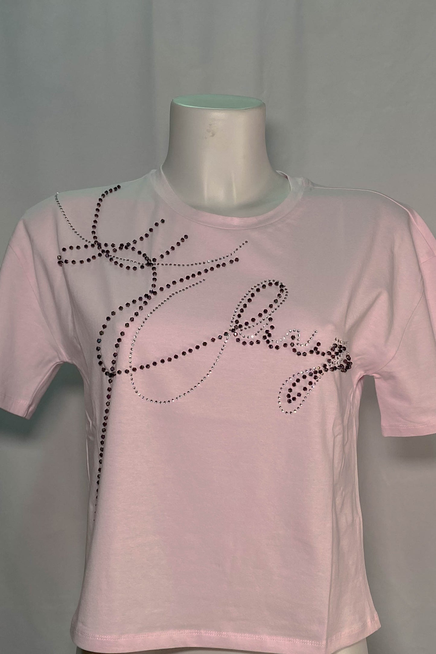 T-shirt LIU JO rosa con decorazioni marine