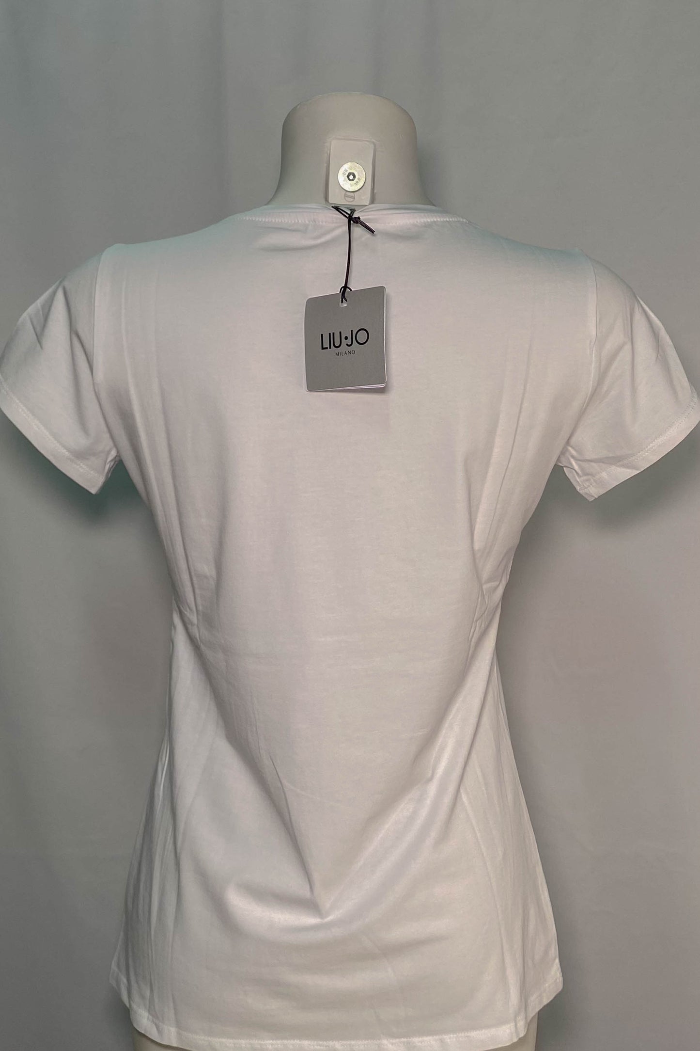 T-shirt LIU JO Glamour con Logo in Strass
