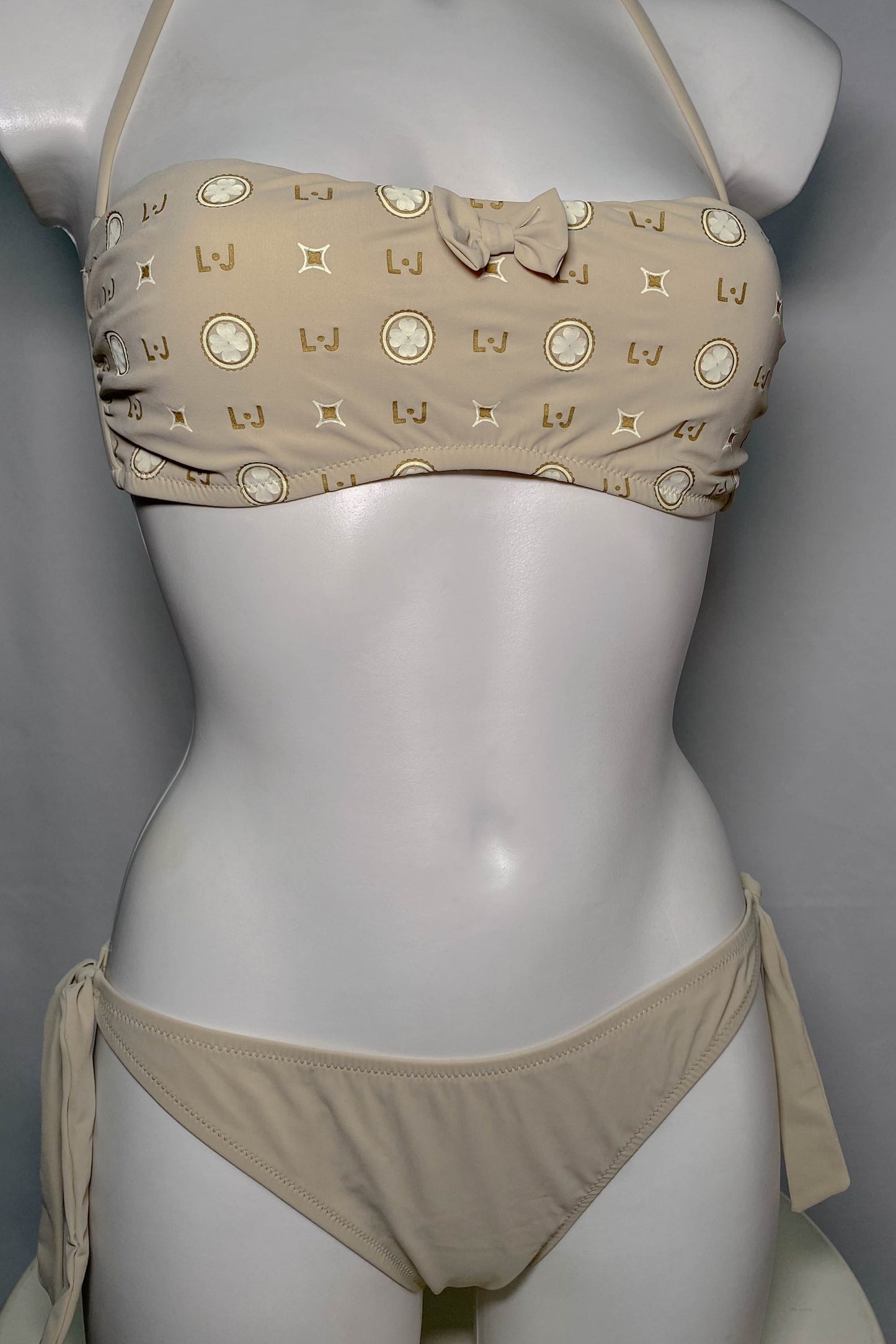 Costume bikini a fascia LIU JO beige