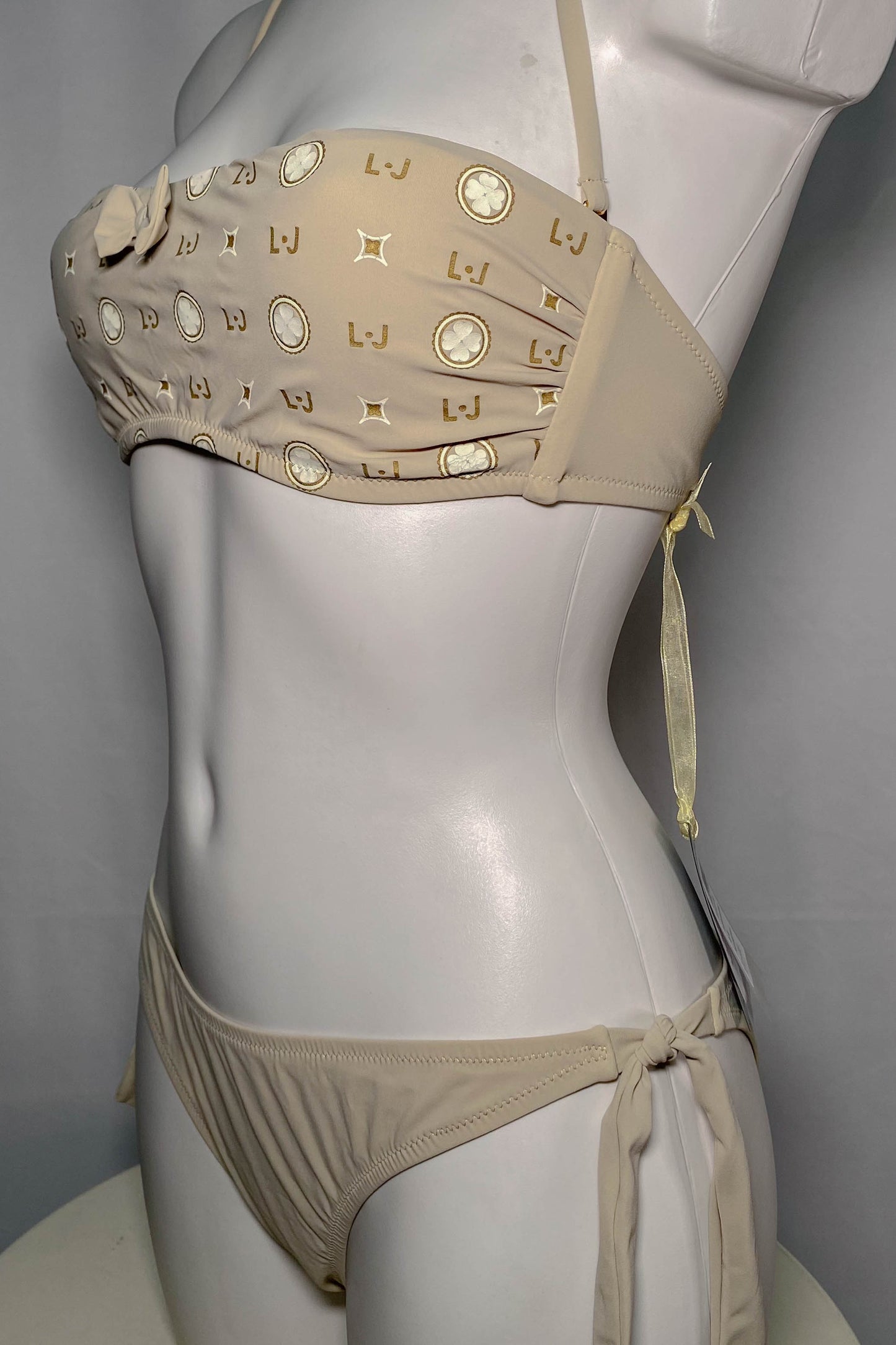 Costume bikini a fascia LIU JO beige