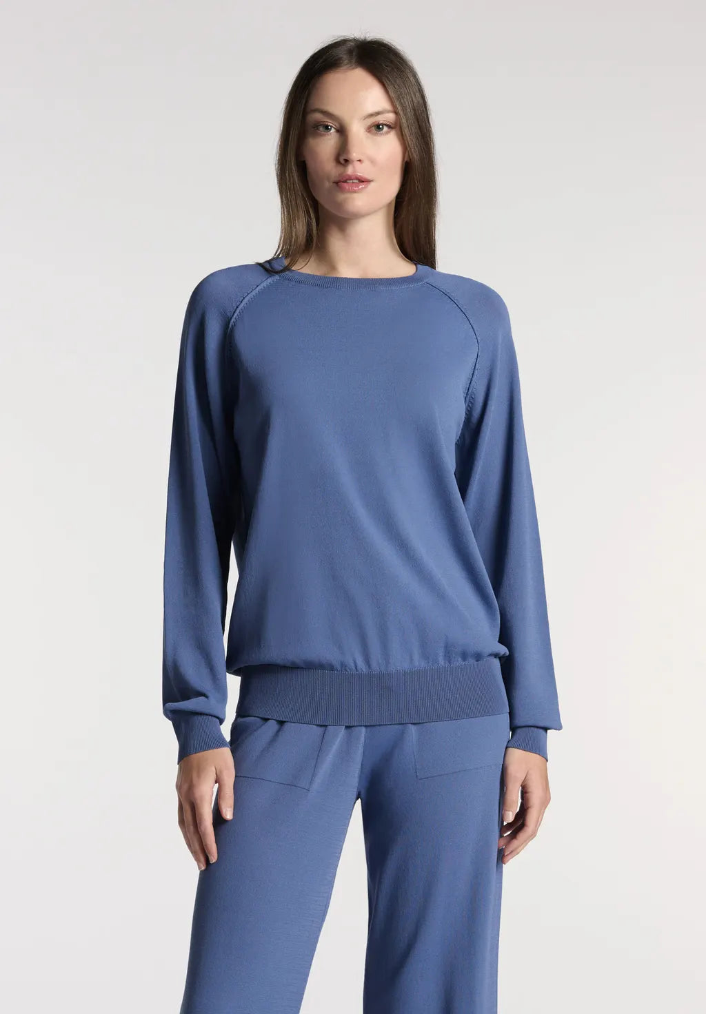 Maglia Manica Lunga in Maglia di Viscosa Boarding Pass Knit