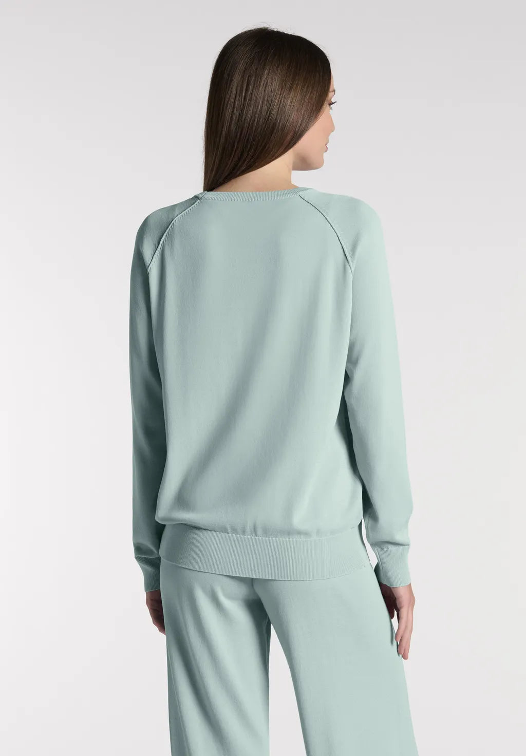 Maglia Manica Lunga in Maglia di Viscosa Boarding Pass Knit