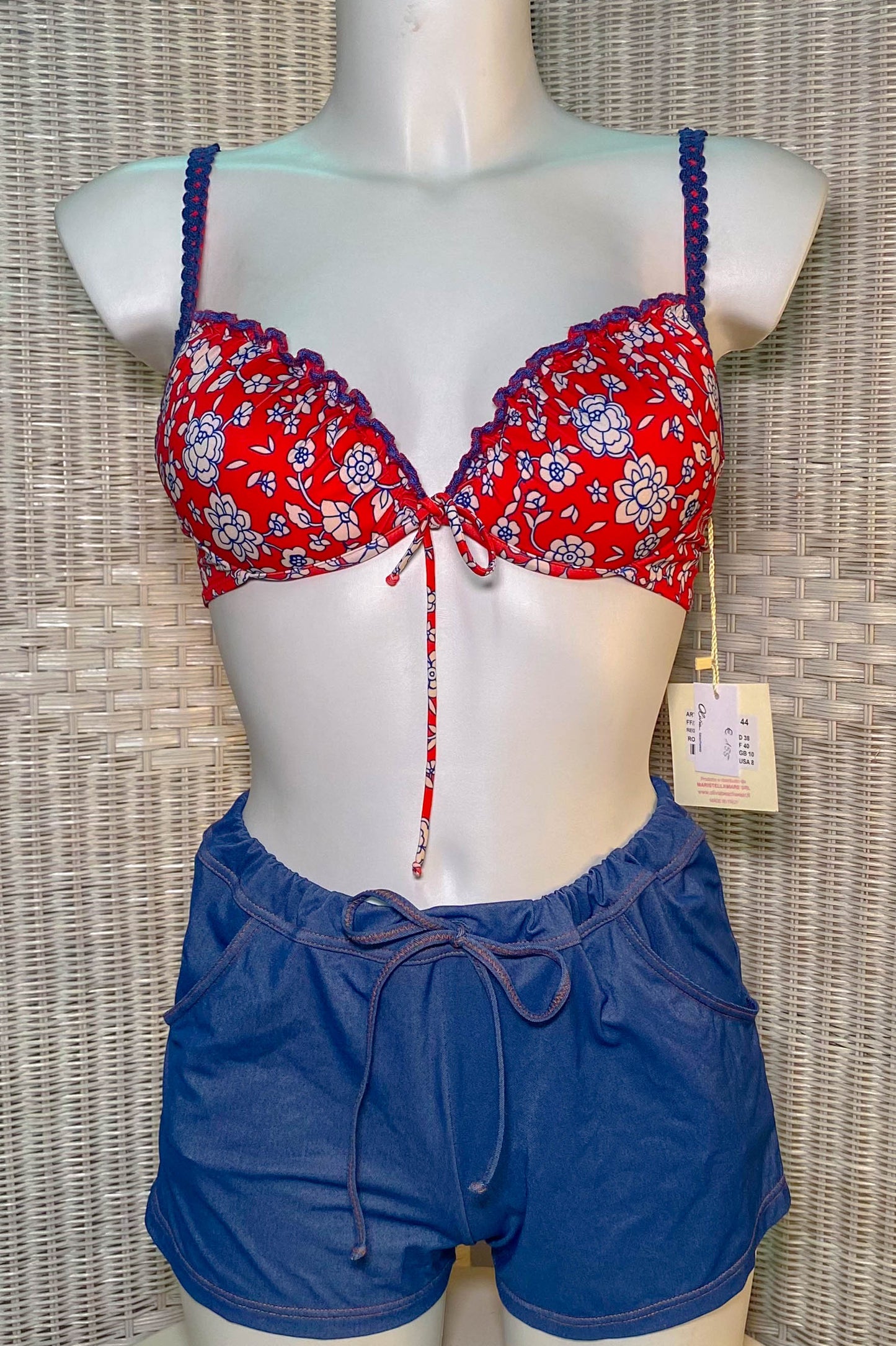 donna bikini fascia intero made in italy estate accessori copricostume