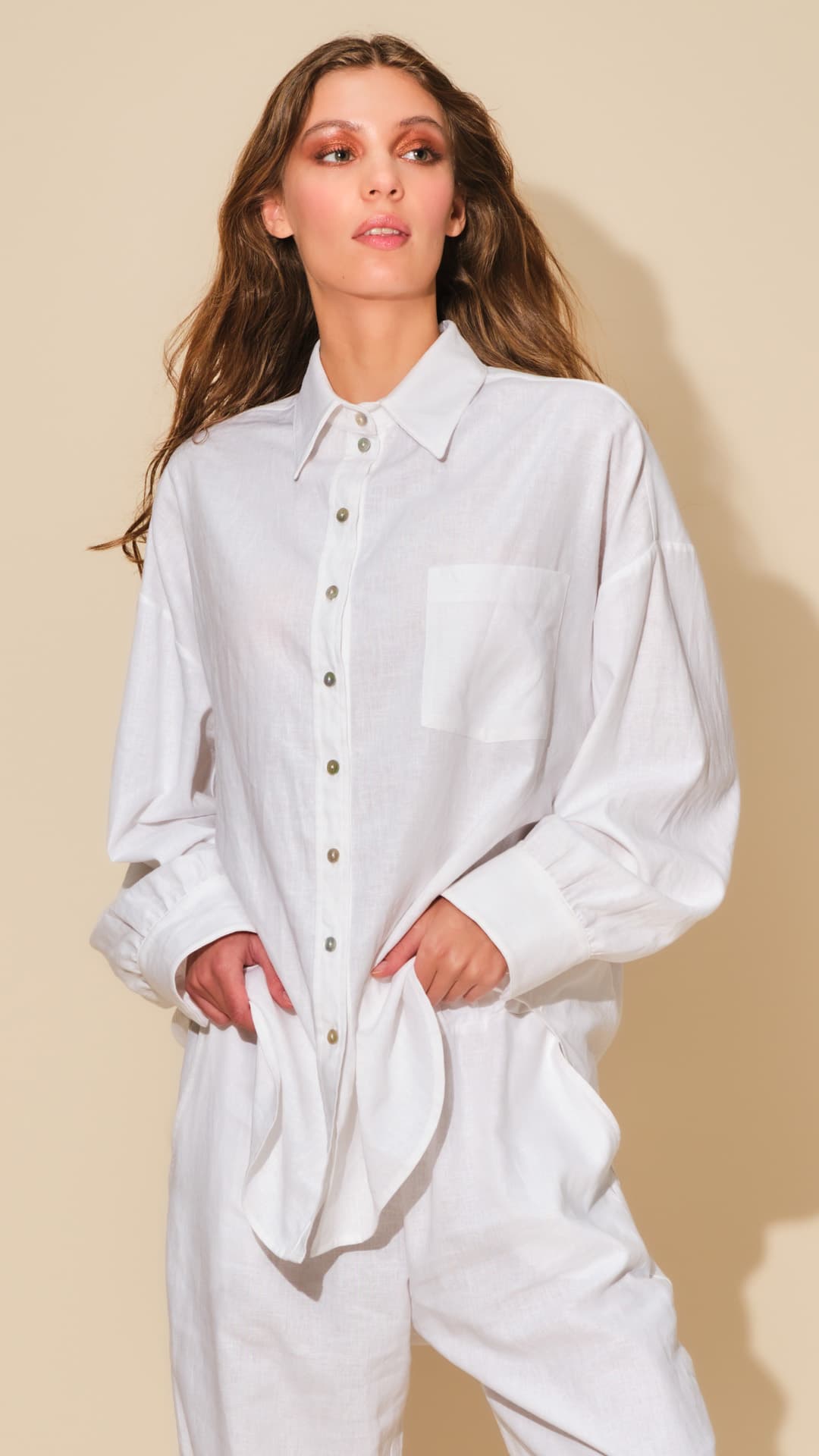 Pepita-Camicia-Over-In-Lino-E-Cotone-Effetto-Denim-2
