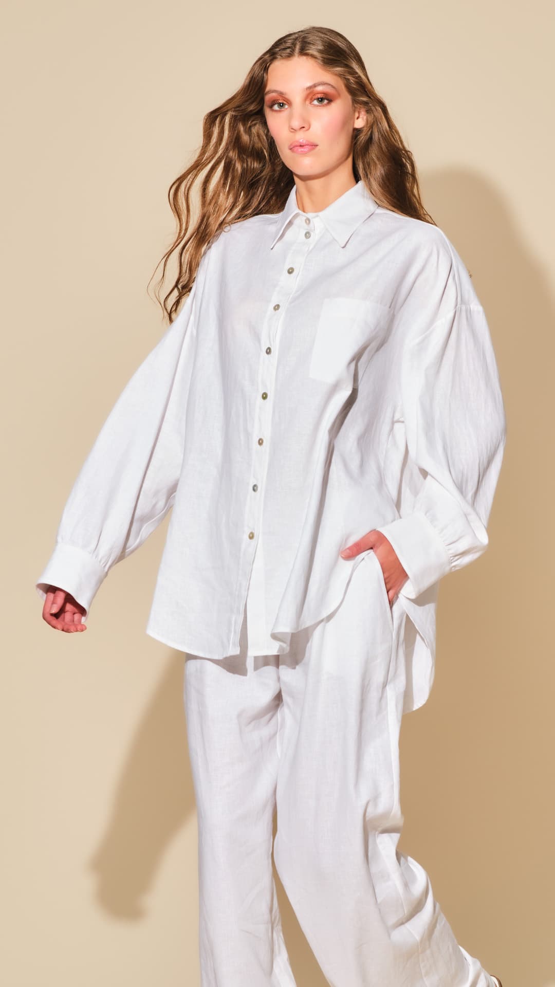 Pepita-Camicia-Over-In-Lino-E-Cotone-Effetto-Denim-3