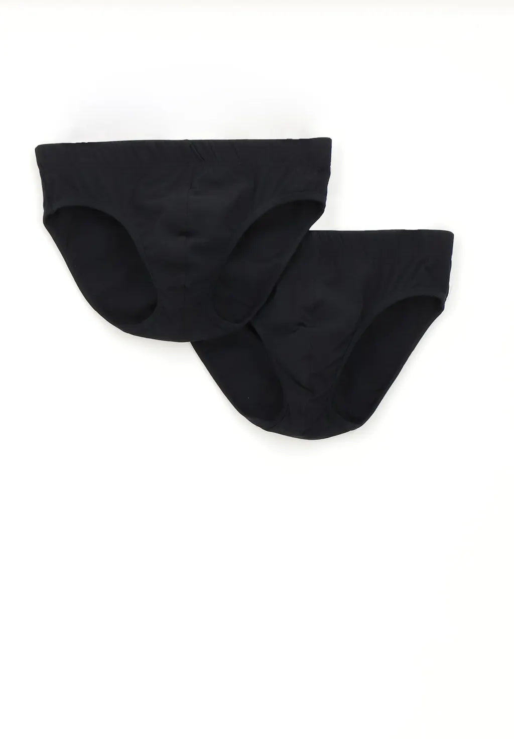 Slip Medio in Cotone Elasticizzato Goal 2 pezzi Bipack Nero 2