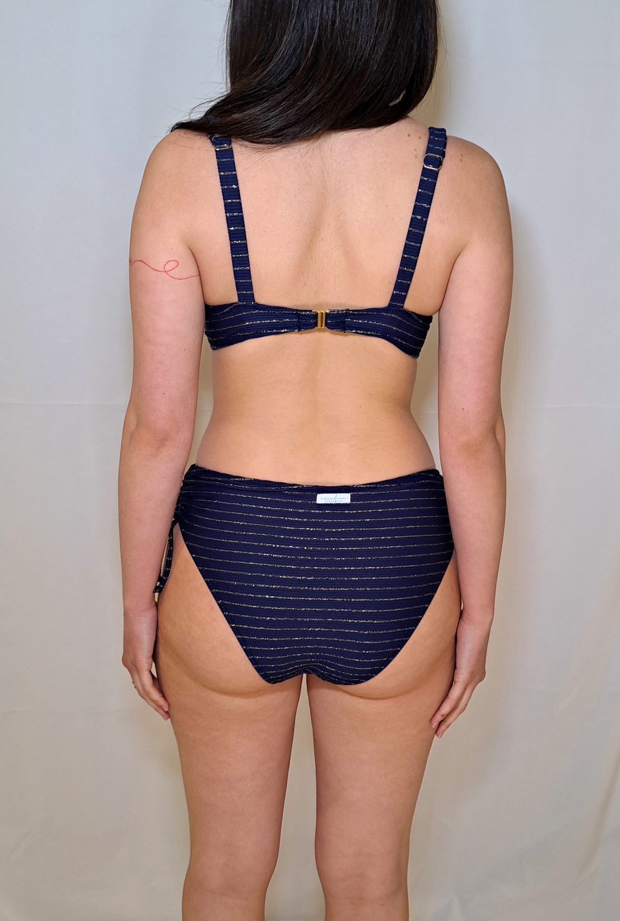Bikini Blu Lurex Accadueo - Eleganza e Supporto per forme prosperose
