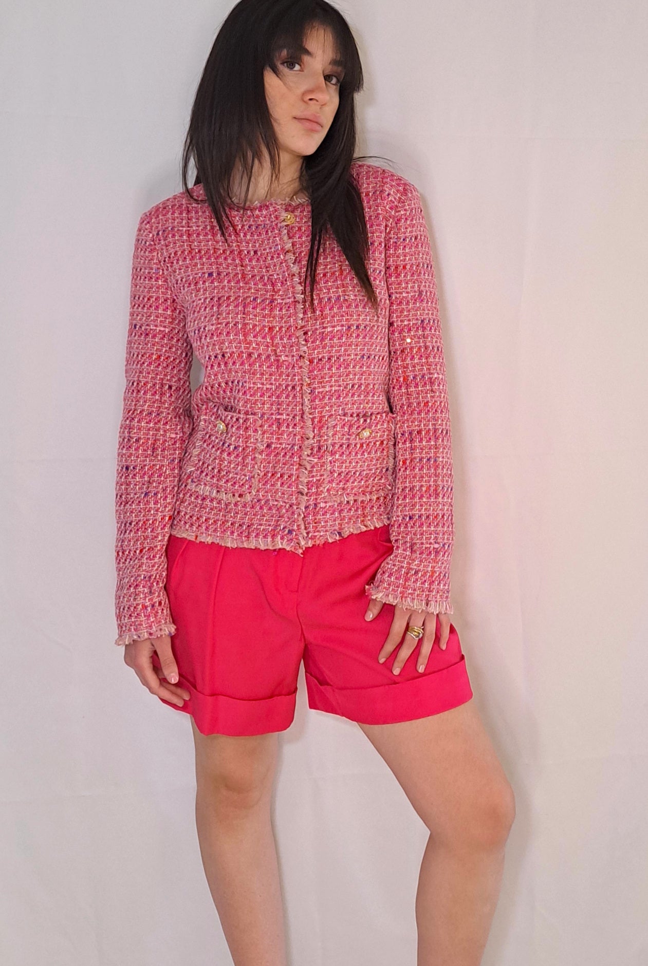 iujo-shorts-rosa-vita-alta-donna