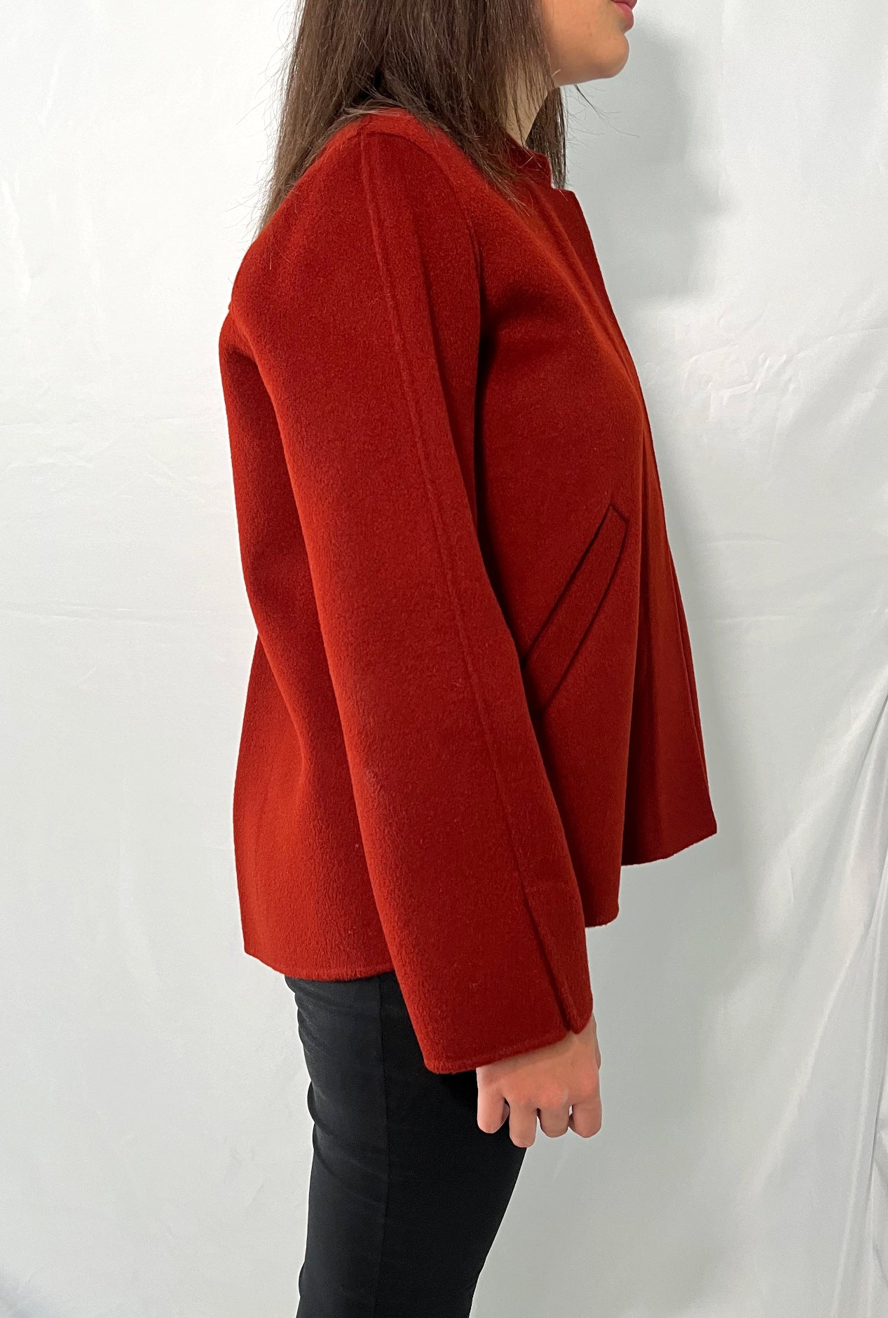 Cappotto corto alessia santi_laterale