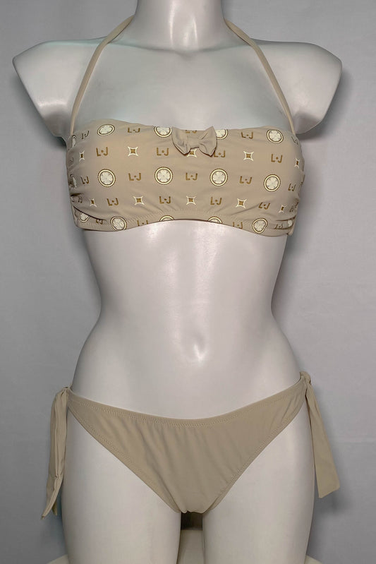 Costume bikini a fascia LIU JO beige