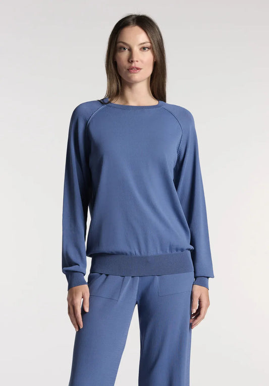 Maglia Manica Lunga in Maglia di Viscosa Boarding Pass Knit