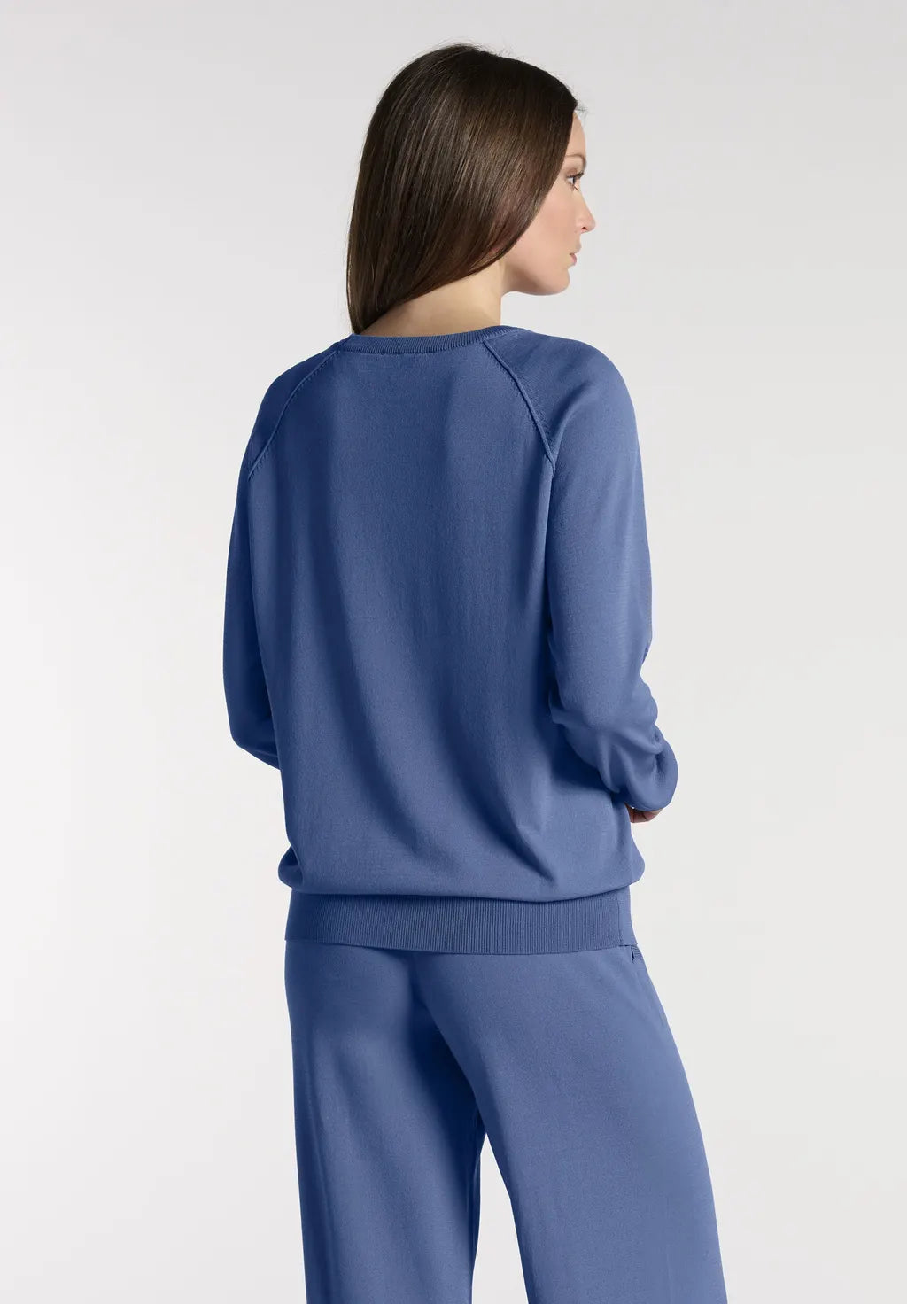 Maglia Manica Lunga in Maglia di Viscosa Boarding Pass Knit