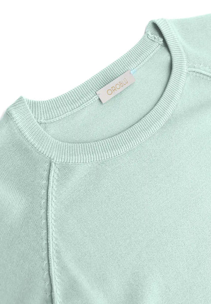 Maglia Manica Lunga in Maglia di Viscosa Boarding Pass Knit