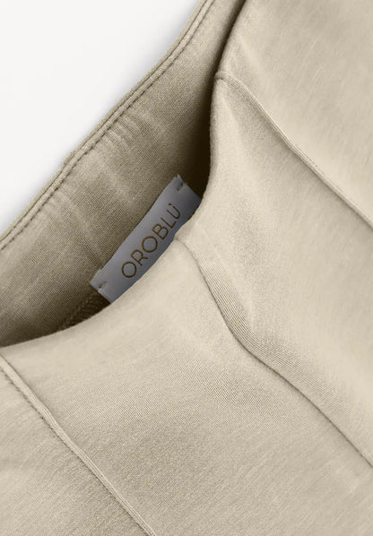Pantalone in Tessuto Tecnico Modal con Nervatura Frontale Boarding Pass