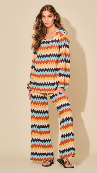 Pepita-Pantalone-Lungo-Estivo-Fantasia-Zig-Zag-1
